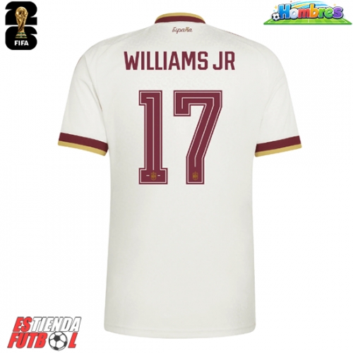 España Nico Williams #17 Segunda Equipación Mundial 2026 Manga Corta